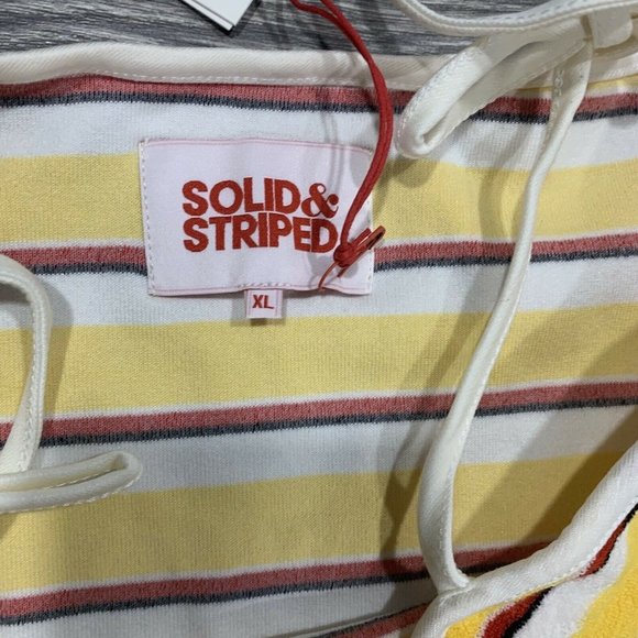 Solid And Striped Terry Shift Dress Swim Cover Up Size XL - Picture 8 of 10